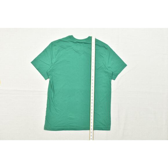 Nike The Nike Tee Men's Regular Size M Green Cotton T-Shirt Swoosh - Picture 4 of 8